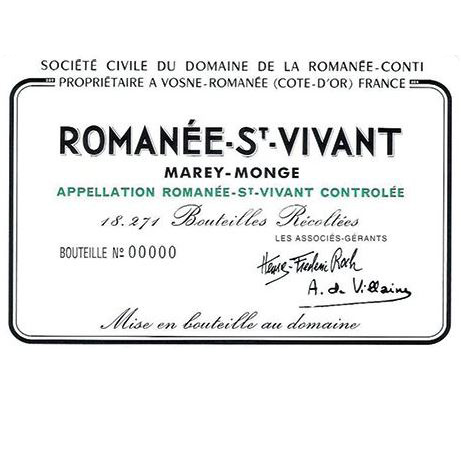 1999 Domain de la Romanee Conti Romanee St Vivant